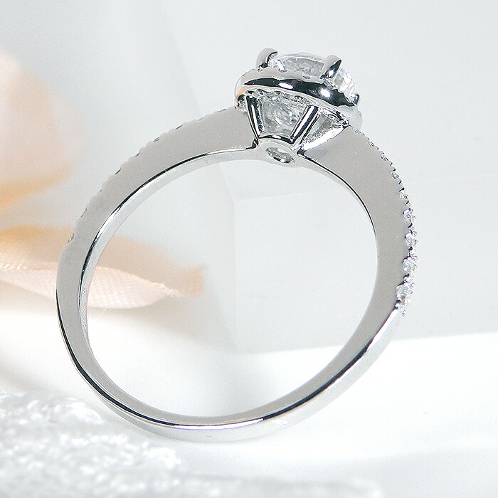 楽天市場】pt950 大粒 0.5ct ダイヤモンド リング【0.74ct】【H-SI