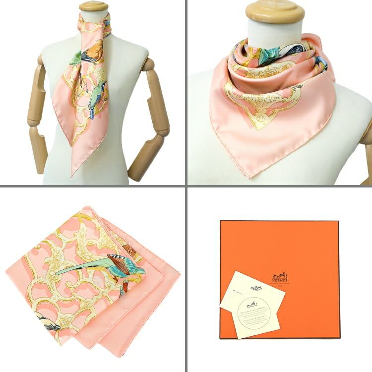 楽天市場】【未使用品】エルメス カレ90 OISEAUX DE L'INDE ET DE L