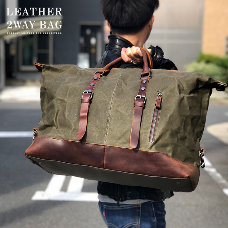 楽天市場】【スーパーSALE開催中】レザーバッグ ボストンバッグ