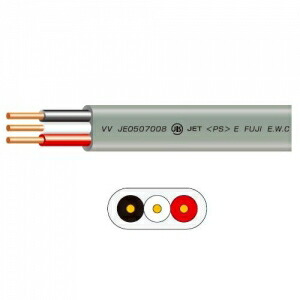 楽天市場】富士電線 【お買い得品 2巻セット】 VVFケーブル 2.0mm×3芯