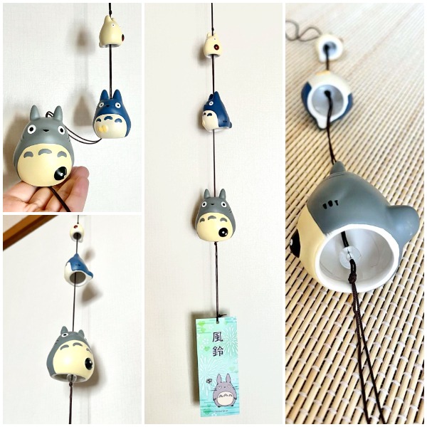 楽天市場】ジブリ となりのトトロ グッズ 三連風鈴 大中小トトロならび