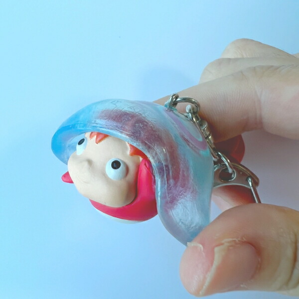 楽天市場】ジブリ グッズ 崖の上のポニョ キーホルダー クラゲポニョ