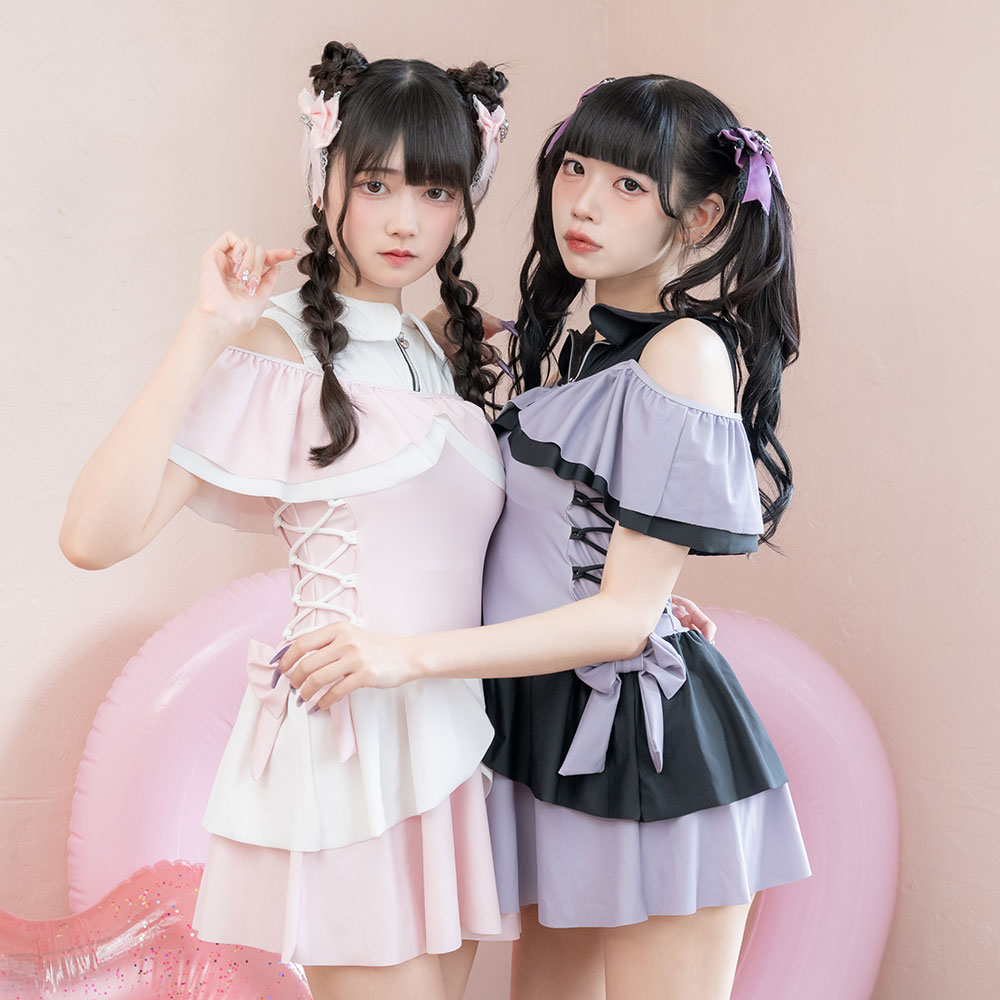 楽天市場】魔法少女サイドレースアップ水着 : 夢展望 YUMETENBO