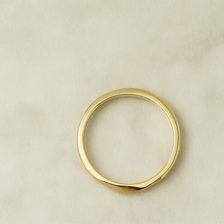 楽天市場】18金 リング k18 指輪 レディース 18金指輪 メンズ シンプル