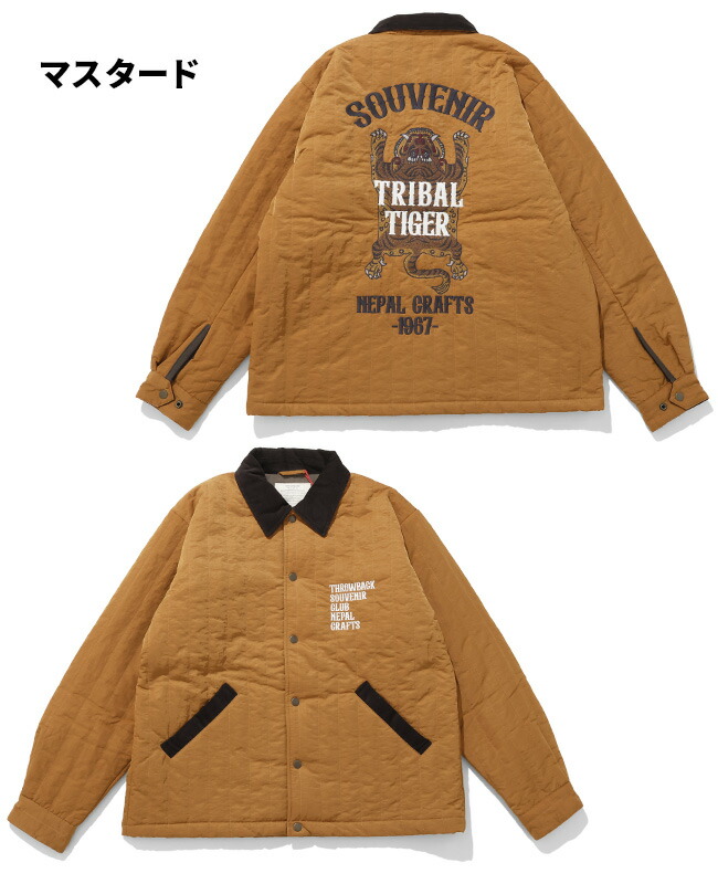 楽天市場】【ブランド直営】スーベニア 刺繍 キルト コーチ ジャケット