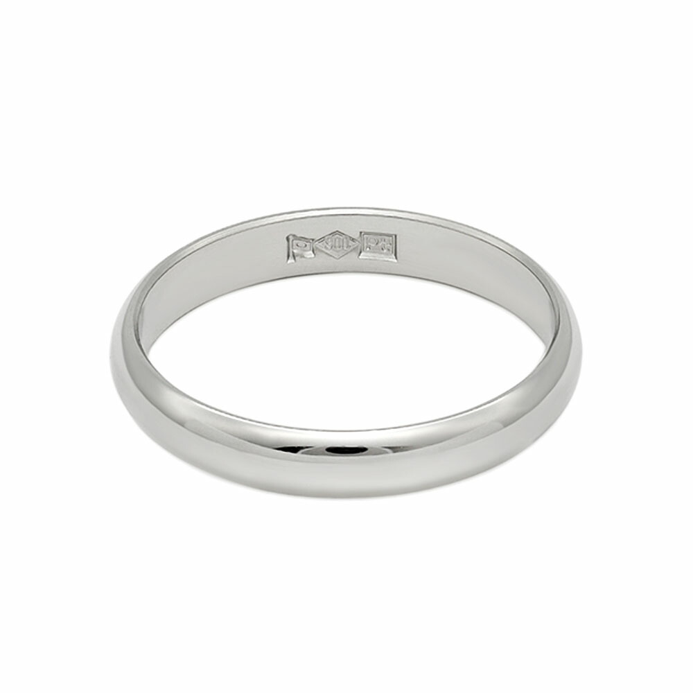 楽天市場】指輪 PT900 プラチナ 甲丸リング 幅3.3mm 財務省造幣局検定