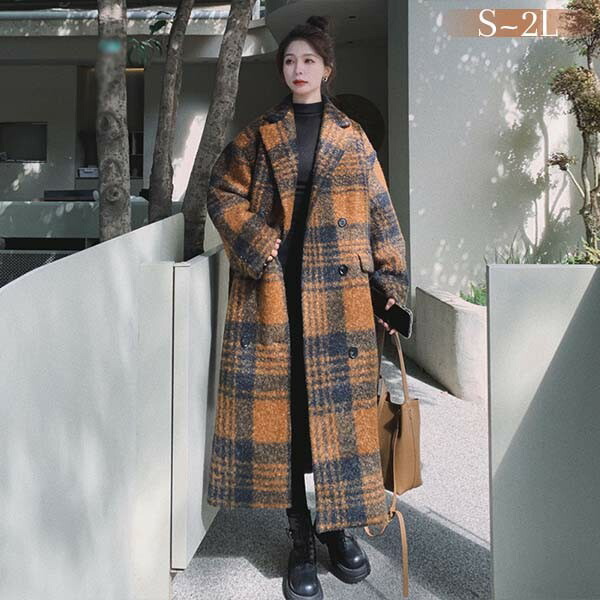 楽天市場】チェスターコート チェック柄 レディース ロングコート