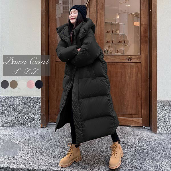 楽天市場】ダウンコート レディース ロング ベンチコート フード