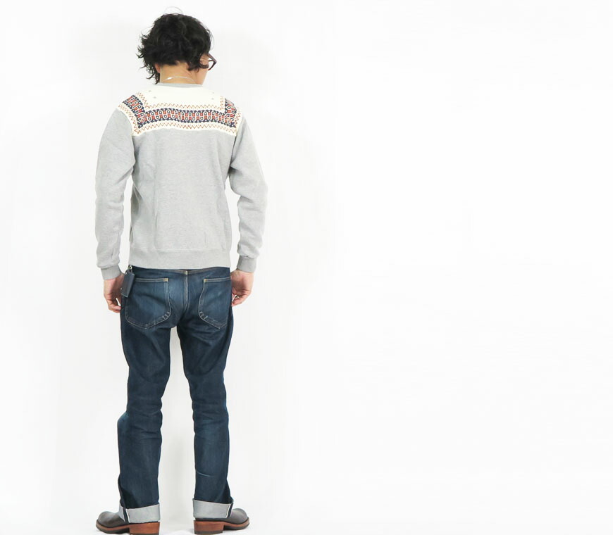 楽天市場】フラットヘッド THE FLAT HEAD 長袖 雪柄 フルジップ