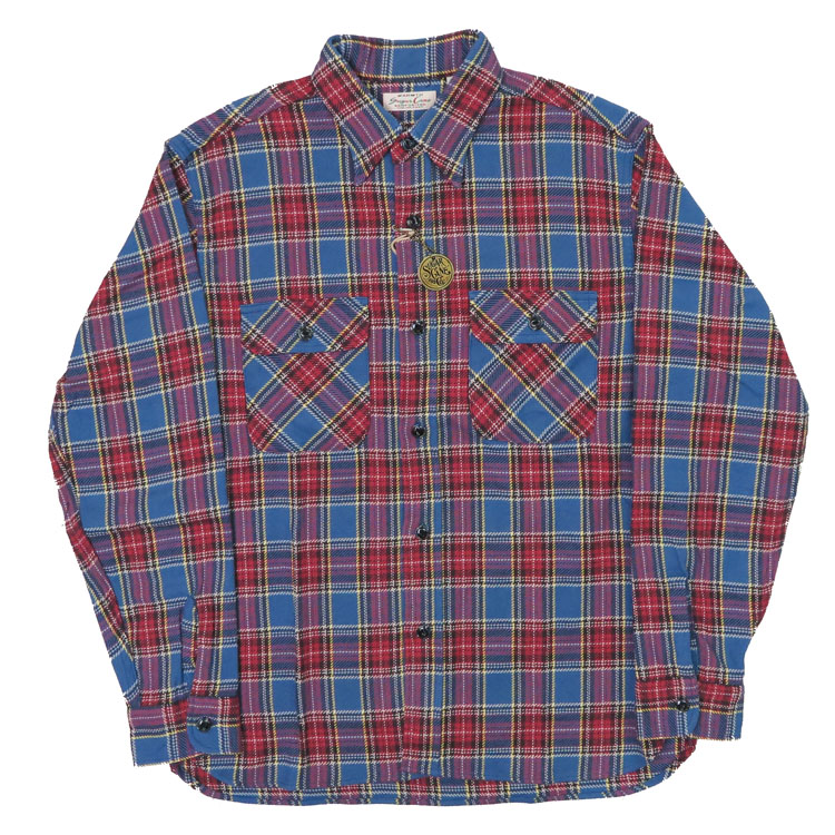 楽天市場】シュガーケーン SUGARCANE 長袖 チェック ワークシャツ