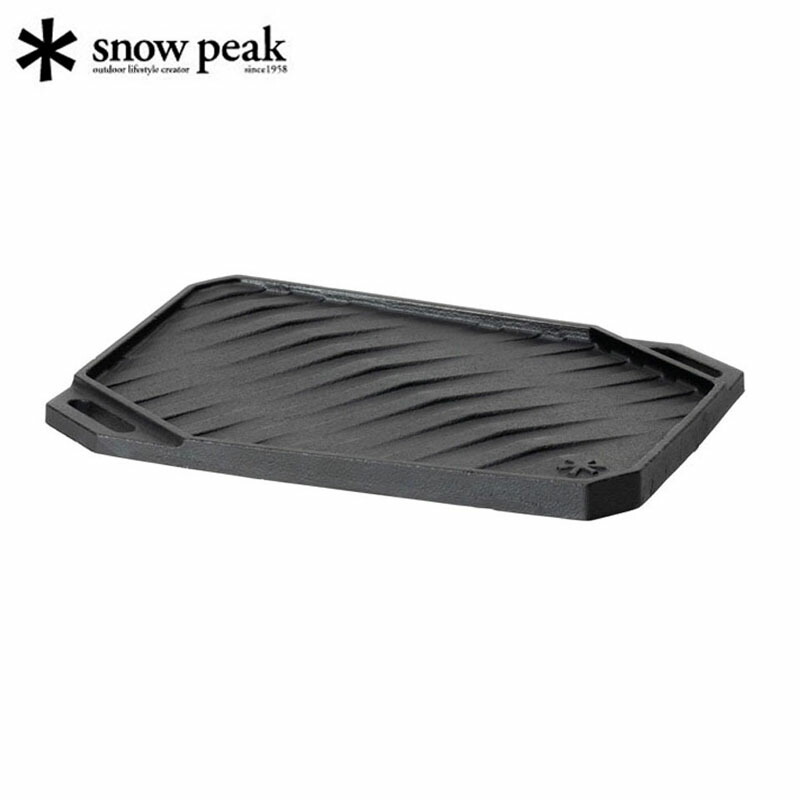 楽天市場】スノーピーク ギガパワーストーブ レクタ グリドル 鋳鉄製