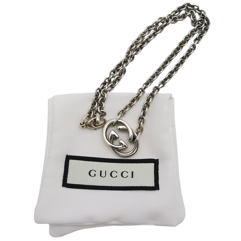 楽天市場】【中古】 GUCCI (グッチ) インターロッキング G ネックレス