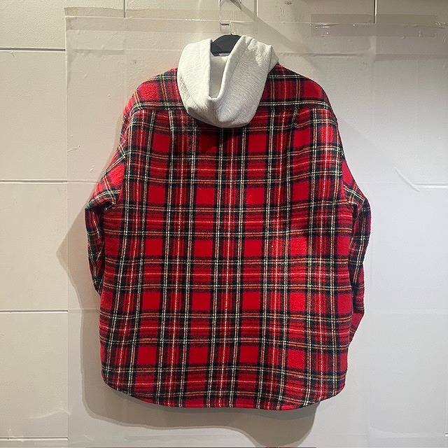 楽天市場】Supreme 23aw Tartan Flannel Hooded Shirt Size-M