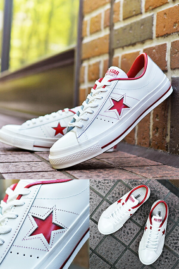 楽天市場】【動画あり】送料無料 ワンスター J コンバース レザー