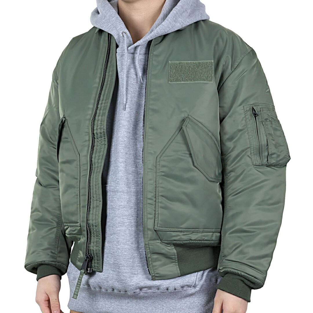 楽天市場】フライトジャケット B－10（カラーカーキグリーン）（メンズ