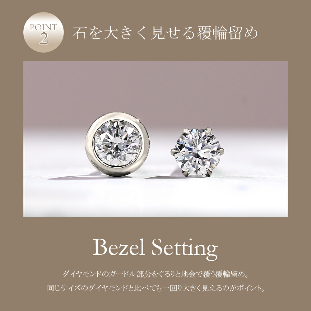 楽天市場】ダイヤモンド ピアス レディース 0.03カラット ラボグロウン