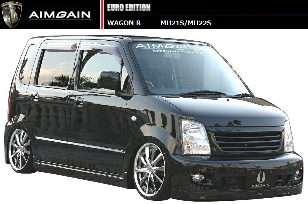 楽天市場】【M's】ワゴンR MH21S／MH22S フロントグリル ／ AIMGAIN