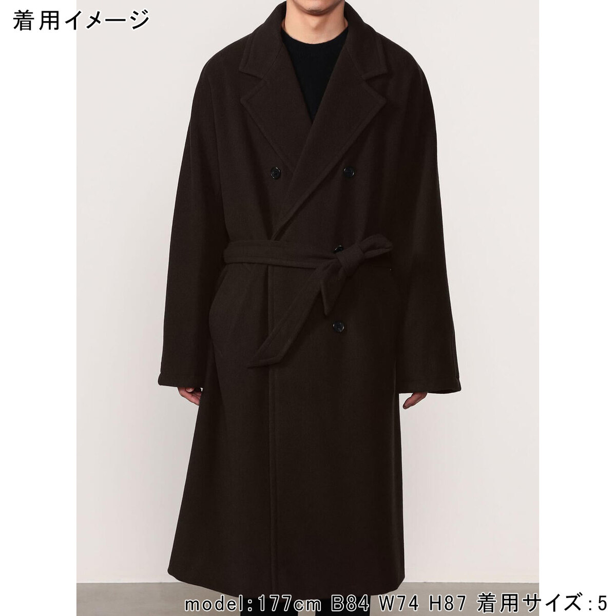 楽天市場】オーシバル ORCIVAL メンズ ウールモッサ ベルテッドコート