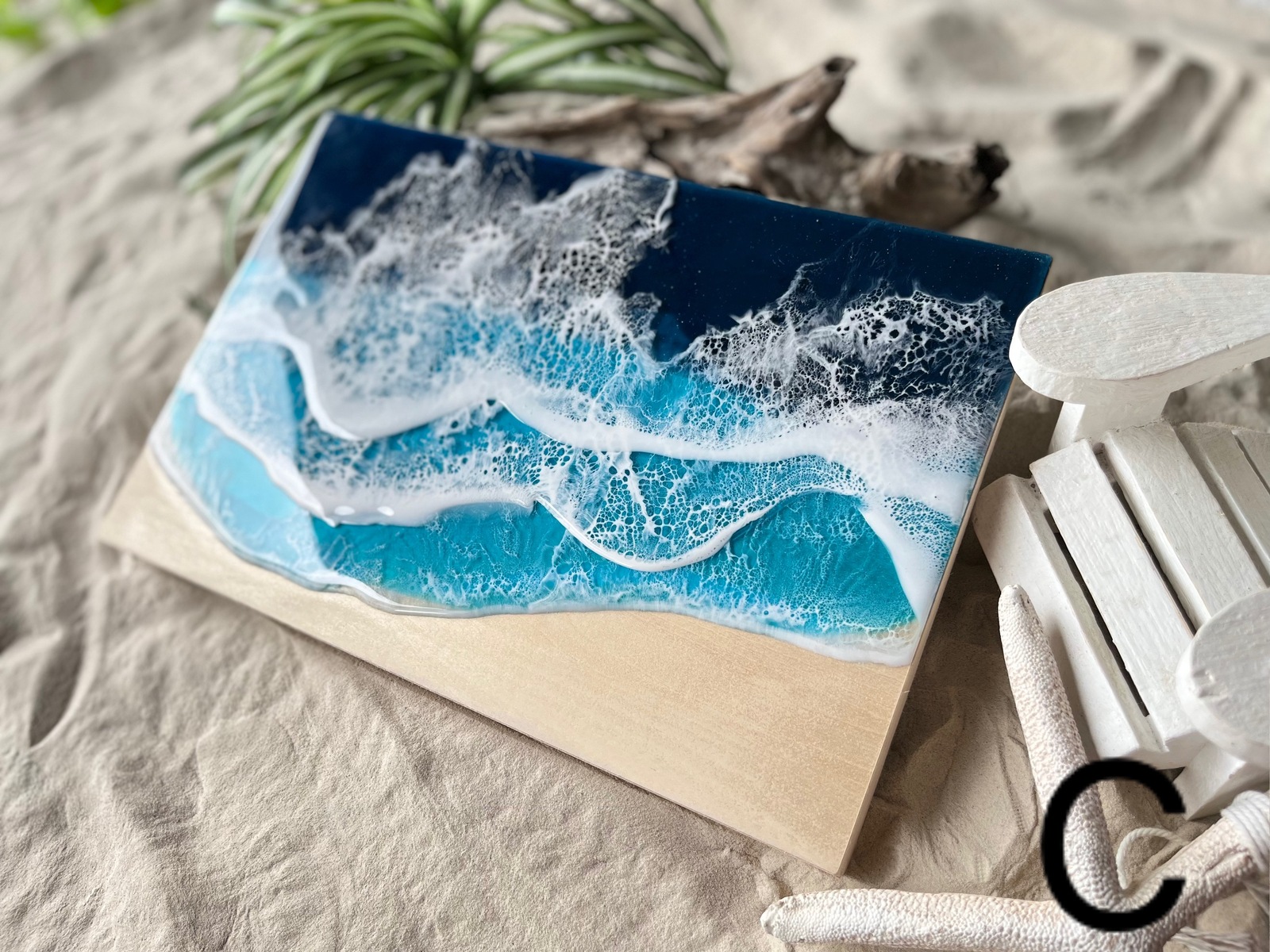 楽天市場】【アートパネル】 オーシャンアート 荒波 20cm×30cm レジン