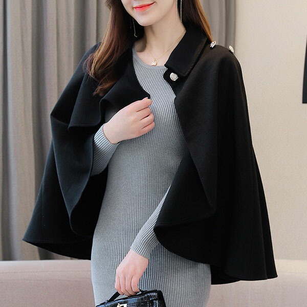 楽天市場】ケープコート ポンチョコート コート レディース 冬