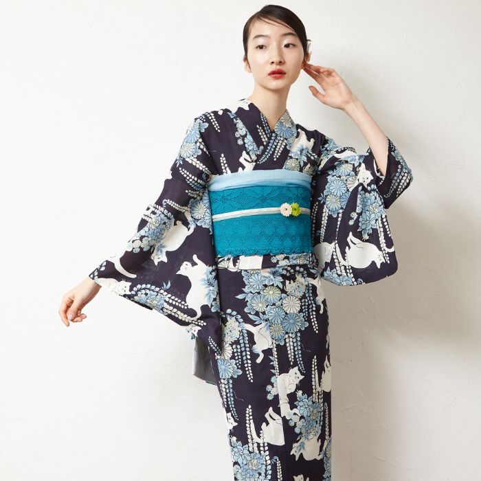 楽天市場】【セール20%オフ】半幅帯 レース 公式 ふりふ 撫松庵 半幅