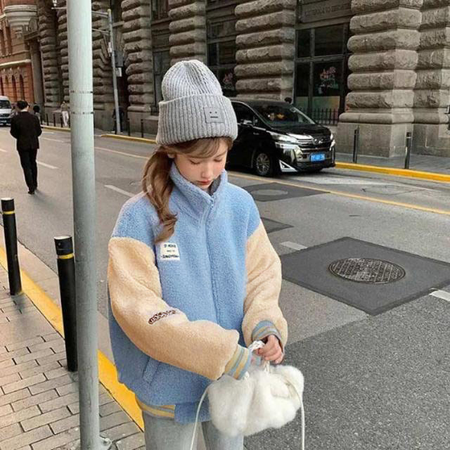 楽天市場】フリースジャケット スタジャン レディース ボア ブルゾン