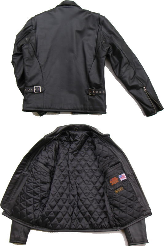 楽天市場】革ジャン カウレザー シングル襟付ライダース レザー