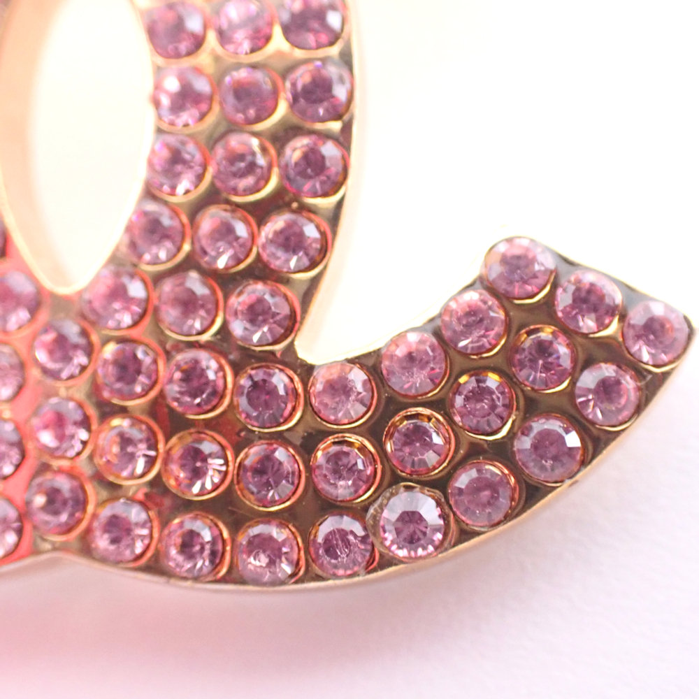 楽天市場】【中古】CHANEL/シャネル/ココマーク/ピンクラインストーン