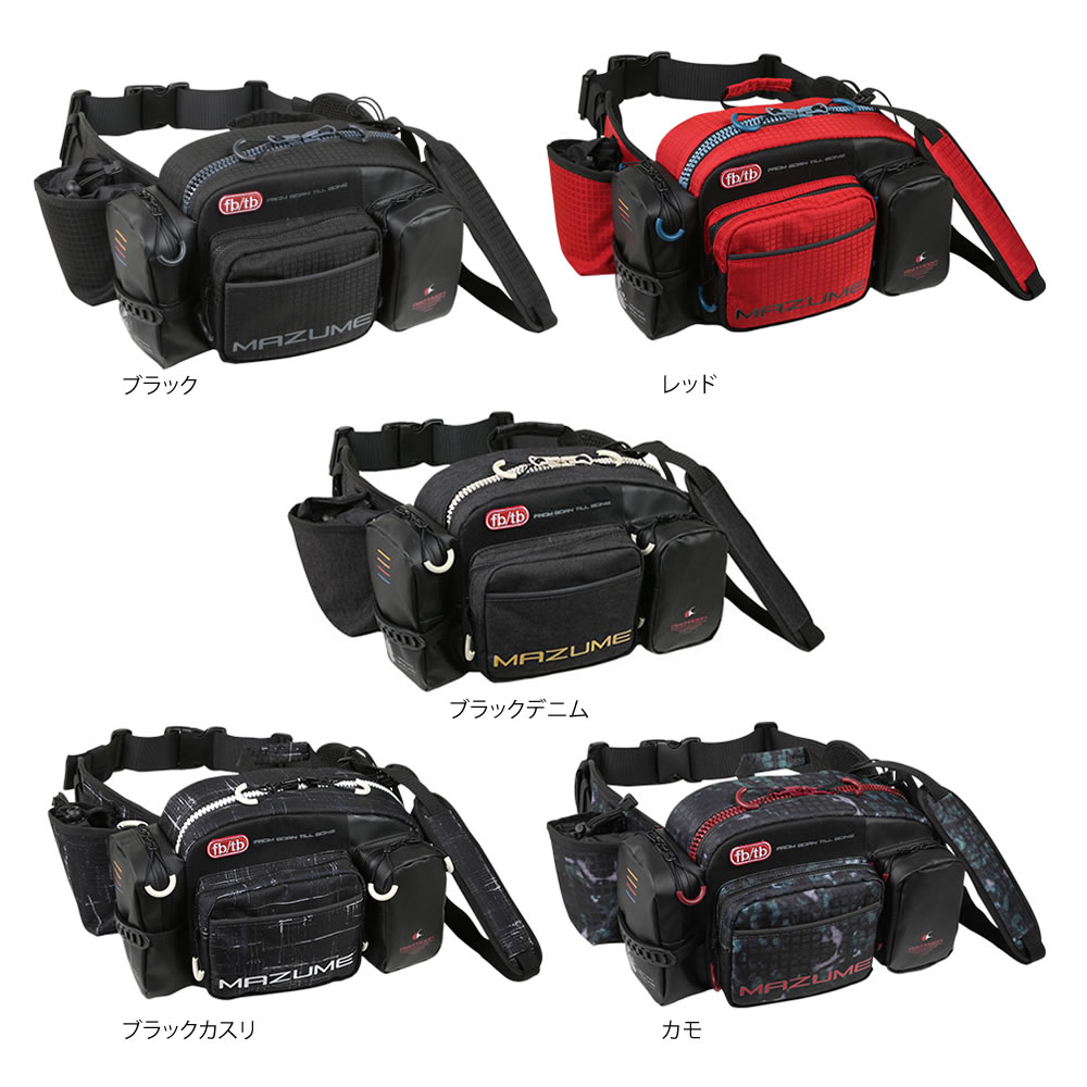 楽天市場】mazume(マズメ) mzレッドムーンウエストバッグ5 MZBK-768