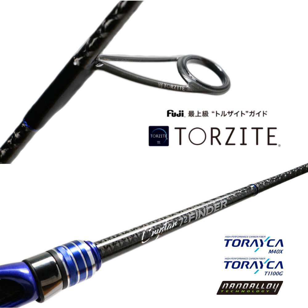 楽天市場】クリアブルー クリスター 72ファインダー (アジングロッド