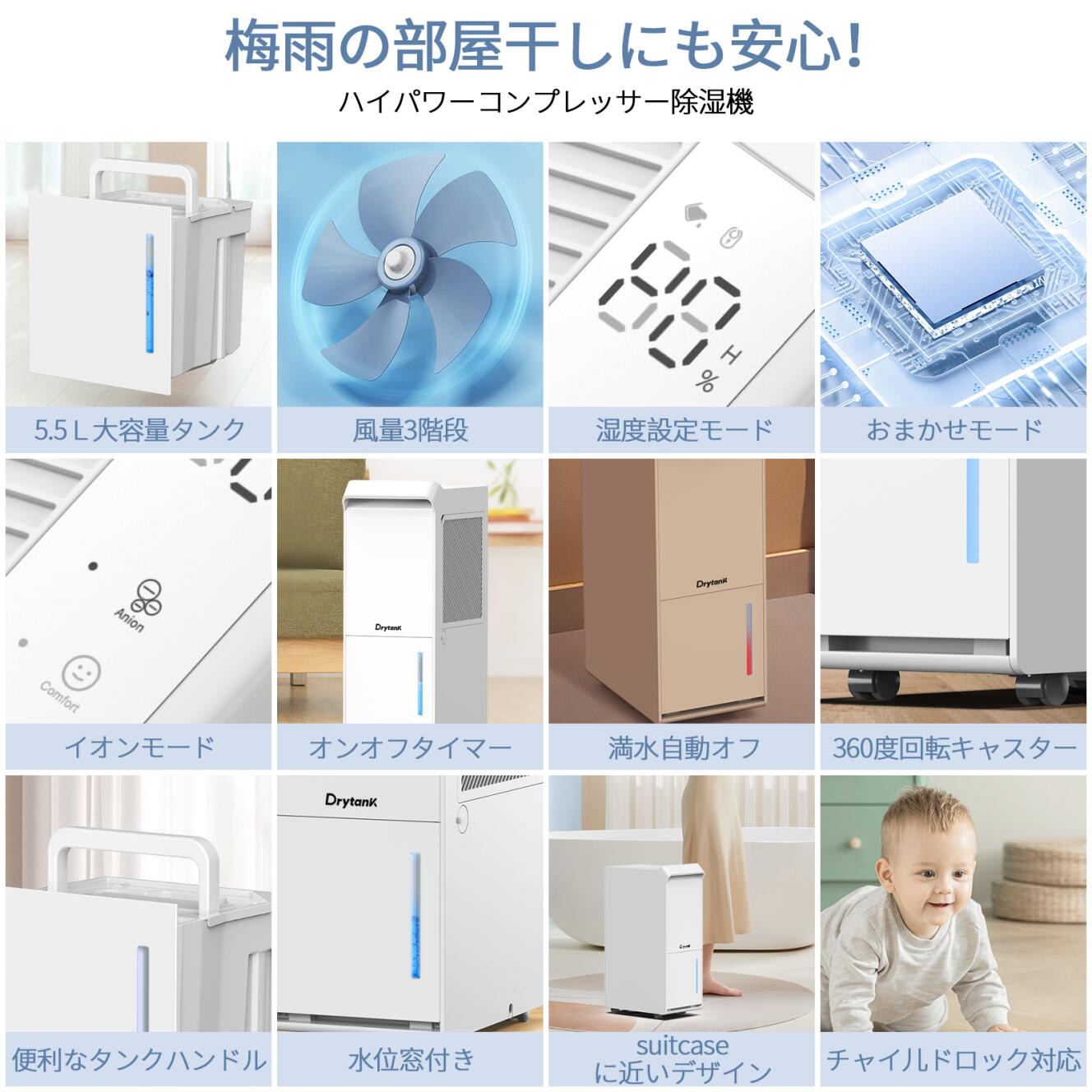 楽天市場】【SALE半額 P5倍 ユーザー大絶賛の除湿力】除湿機