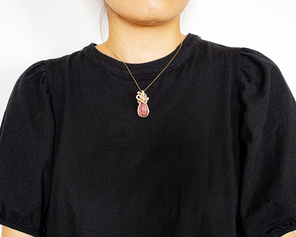 楽天市場】5A 天然石 インカローズ ロードクロサイト 14kgf ワイヤー