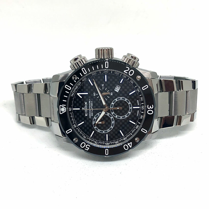 楽天市場】EDOX エドックス クロノオフショア1 クロノグラフ デイト