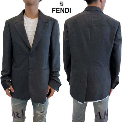 楽天市場】FENDI フェンディ ジャケット メンズ アウター 全体刺繍