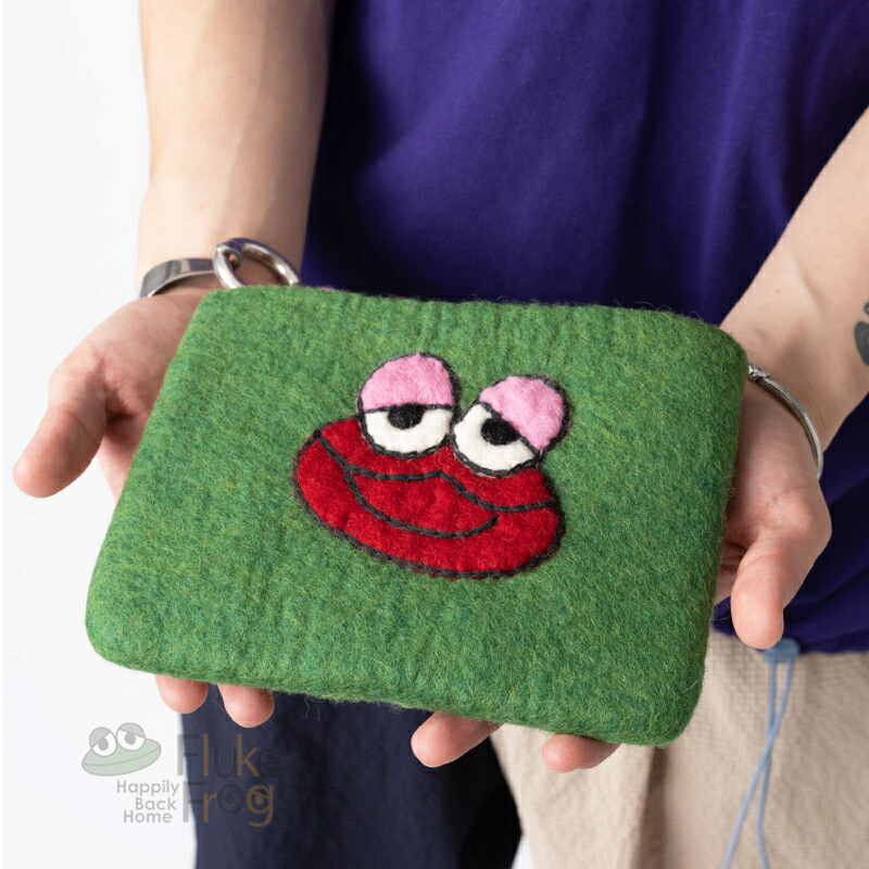 楽天市場】Fluke Frog(フルックフロッグ) 公式カエルフェルトポーチ
