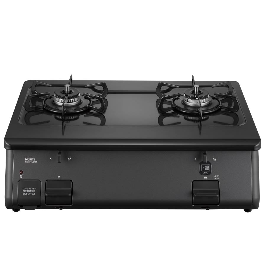 楽天市場】ノーリツ ガステーブル NLC2296QBA 59cm幅 グリルレス 2口