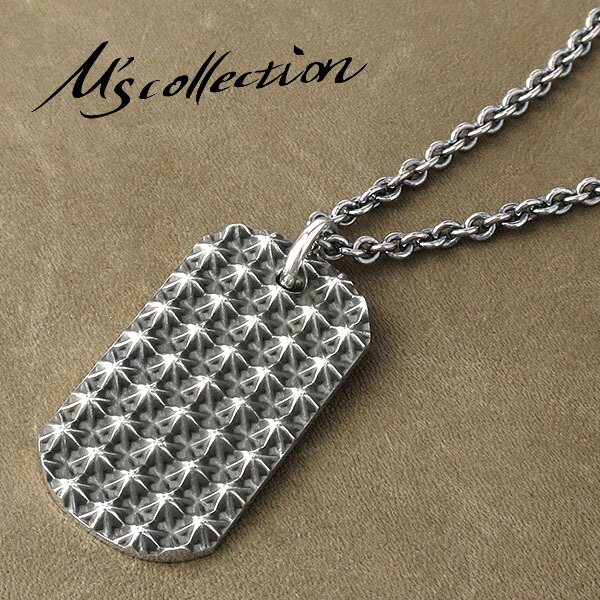 楽天市場】M's collection エムズコレクション スタッズ ドッグタグ