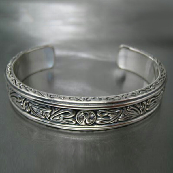 楽天市場】K-SMITH 唐草 バングル シルバーアクセサリー シルバー925
