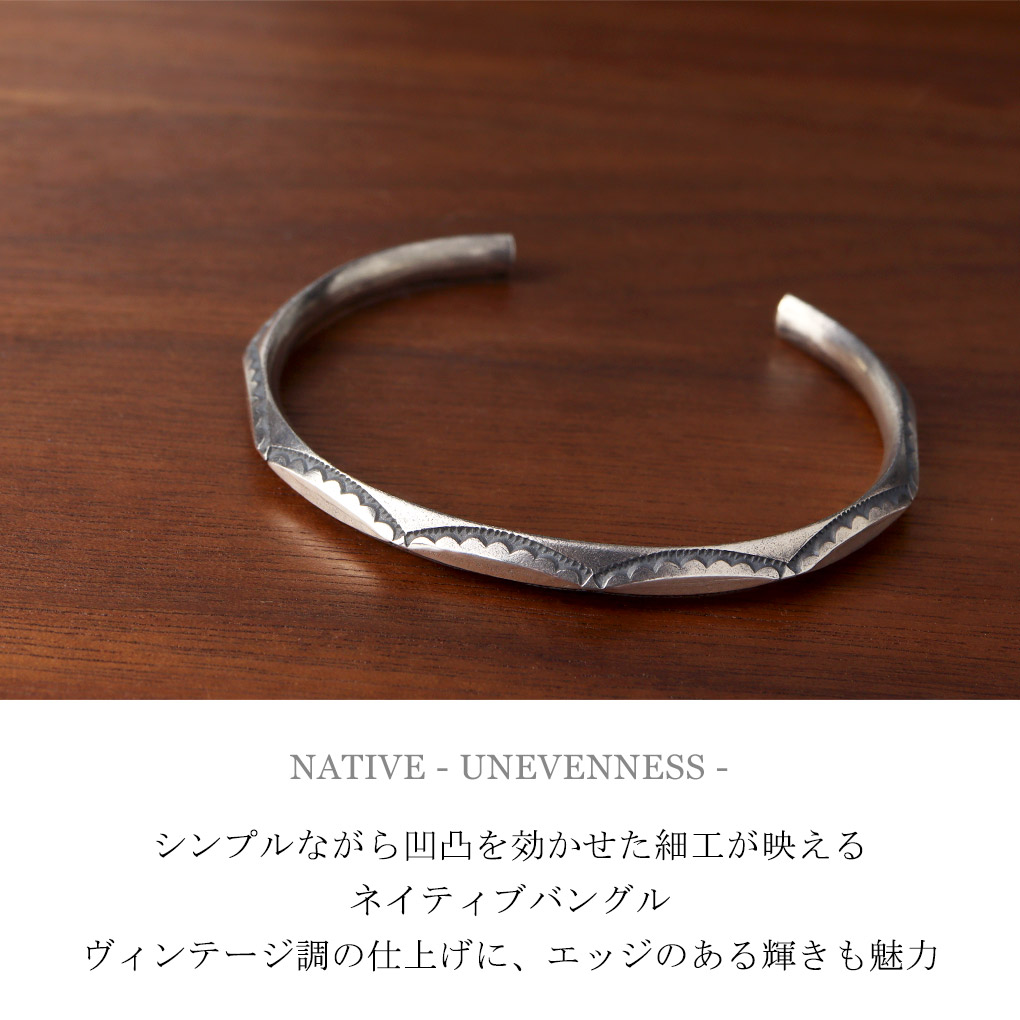 楽天市場】THEFT セフト ネイティブ バングル シルバー シンプル