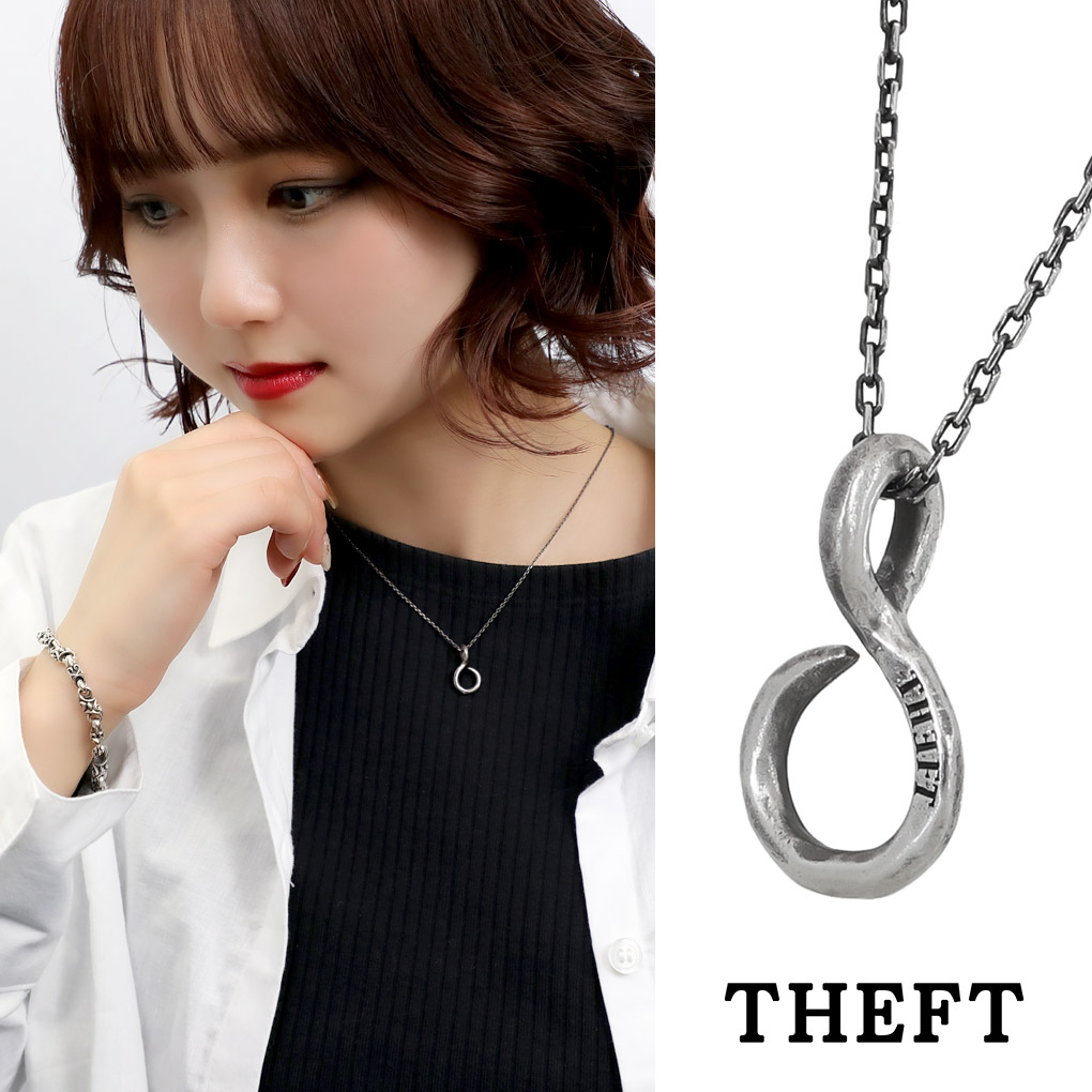 楽天市場】THEFT セフト シルバーフック ネックレス ペンダント