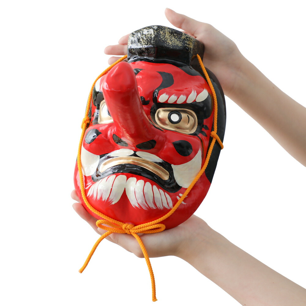 楽天市場】張り子面 天狗 テング てんぐ 魔除け お面 縁起物 飾り