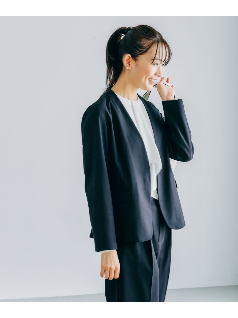 楽天市場】【SALE／70%OFF】ウツクシルエットノーカラージャケット