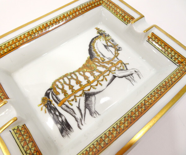 楽天市場】【質コニシ】【HERMES/エルメス】灰皿 馬 ホース アニマル