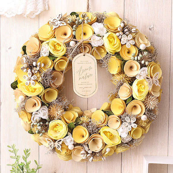 楽天市場】リース ナチュラルリース Lサイズ 送料無料 直径約30cm以上