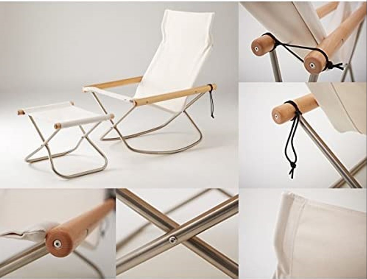 楽天市場】ニーチェアエックス ロッキング オットマンセット レンガ