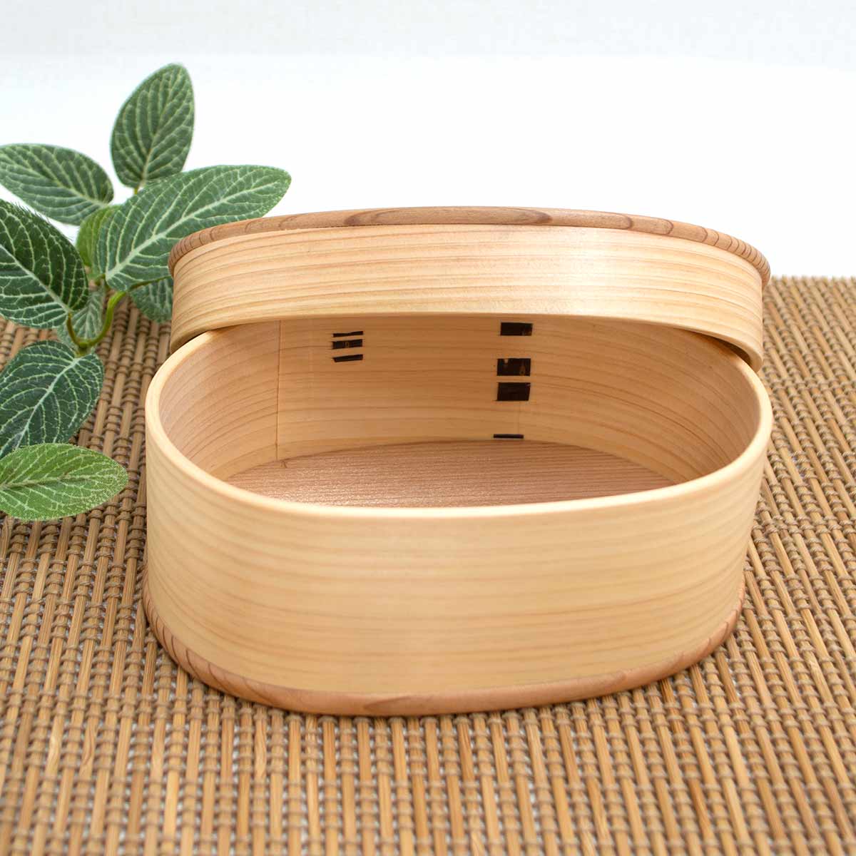 楽天市場】淋正司(そそぎ工房)作 曲げわっぱ 楕円浅ふた こばん弁当箱