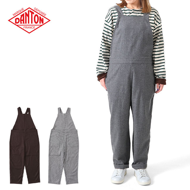 楽天市場】[TIME SALE] DANTON ダントン ウールフランネル サロペット