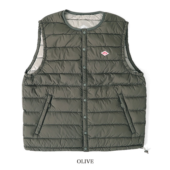 楽天市場】DANTON ダントン クルーネック キルティング インナーダウン