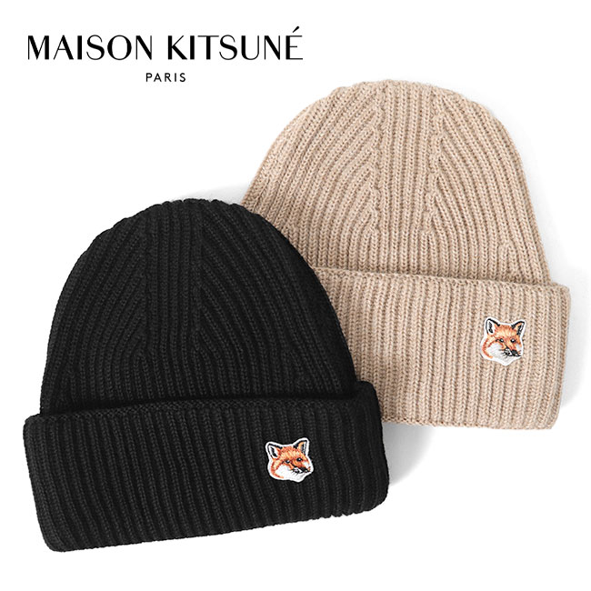 楽天市場】Maison Kitsune メゾンキツネ フォックスヘッドロゴ ニット