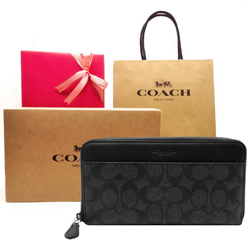 楽天市場】coach f57215 コーチ 財布 長財布（バッグ・小物・ブランド